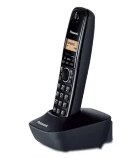 Panasonic Cordless Piano Black Phone Set